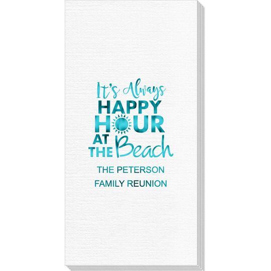 Happy Hour at the Beach Deville Guest Towels